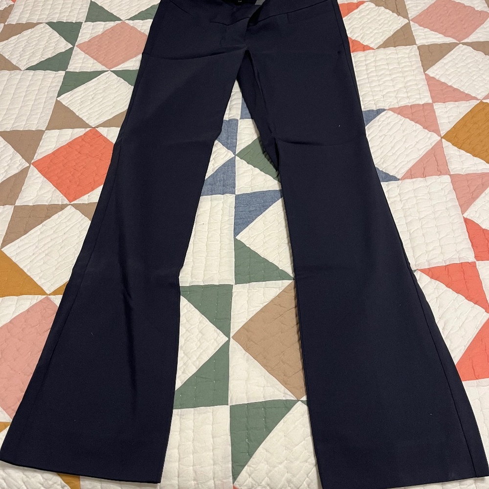 The Limited Dark Blue Flare Pants